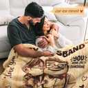 Anniversary Wedding Gifts for Husband, To My Husband Blanket 50" x 60" | Birthday Gifts for Husband from Wife, Romantic I Love You Gift for Husband, Christmas, Valentines or Fathers Day Gift for Him