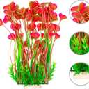 CousDUoBe 30 Pack Artificial Aquarium Plants, Full Set of Fish Tank Decorations, Various Sizes, Perfect Match (5.2 "-15.7") (30 Pack)