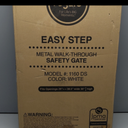 Regalo Safety 29-38.5" Baby Gate for Doorways & Bottom of Stairs, Pressure Mounted Baby Gate with Door for Babies, Toddlers & Pets, Tested & Safe for 30 Years, American Designed, American Owned, White