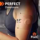 Fixic Freestyle Adhesive Patch 25 PCS Big Size – Good for Libre 1, 2, 3 & Plus – Enlite – Guardian – NO Glue in The Center of The Patch – Pre-Cut Back Paper – Long Fixation for Your Sensor!