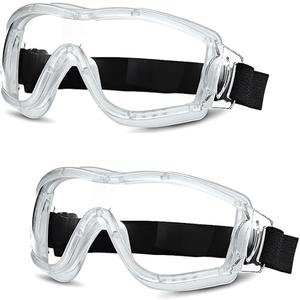 Kids Safety Goggles, Toddler Safety Glasses With UV Anti-Fog,Clear Lens Glasses Cleaning Cloth Included (White+ White)