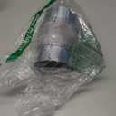 Vent Systems 4" Inch Flexible Vibration-Reducing Male Fit Duct Connector  Round Galvanized Steel Dryer Vent Hose Connector, Spiral Duct, Pipe Extender, HVAC Ventilation - Inline Duct Work Coupler