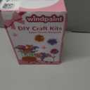 windpaint Toys for Girls 3 4 5 6 7 8 9 10 Years Old, DIY Craft Kits for Kids, Fabric Flower Bouquets for Girls Gifts, Educational Learning Detective Toys for Toddler Kids,Birthdays Gifts (Purple) (Pink)