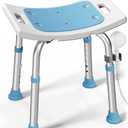 HOMLAND Shower Chair for Inside Shower, FSA/HSA Eligible 400 lbs Adjustable Shower Stool with Suction Feet, Shower Seat for Inside Tub Bathroom Bench Bath Chair for Elderly and Disabled Missing Hardware