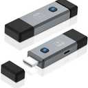 LNN Wireless HDMI Transmitter and Receiver 1080P 60Hz, Dual Band 2.4G+5G Signal, 165ft Range, Plug & Play HDMI Extender Kit for TV, Projector, Laptop, Camera, Conference & Home Theater