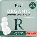 Real Organic Cotton Cover Pads 20 Count