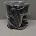 Mini Single Serve Coffee Maker for K Cup and Ground Coffee, Fast Brew One Cup Coffee Machine with Descaling Reminder and Water Window, 6 to 12 oz. Brew Sizes, Black (9.45 Inches)