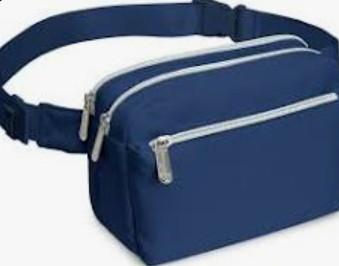 Navy Blue Crossbody Belt Bag for Women – Stylish Fanny Pack, Functional and Fashion Waist Packs for Travel, Festivals, and Everyday Use
