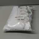 Gibelle Sage Green Eucalyptus Shower Curtain, Watercolor Plant Leaves with Floral Bathroom Decor Waterproof Fabric Shower Curtain Set 72x72 Inch White