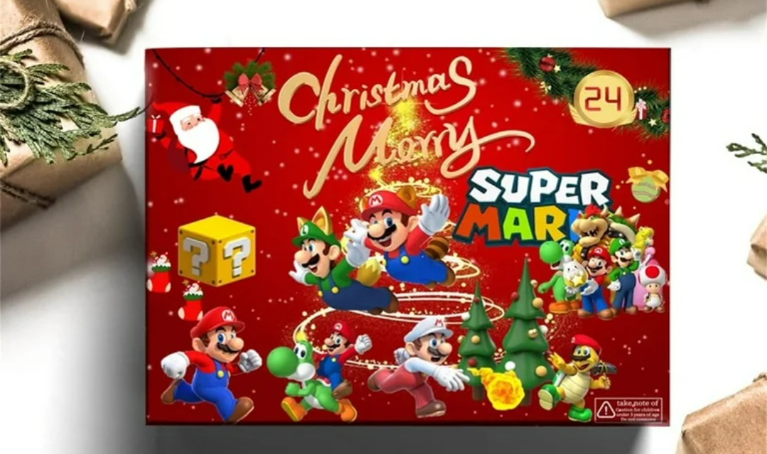Super Mario Advent Calendar 2025 Limited Christmas Edition! - Never Before Seen Santa Mario, Snowman Mario & Luigi