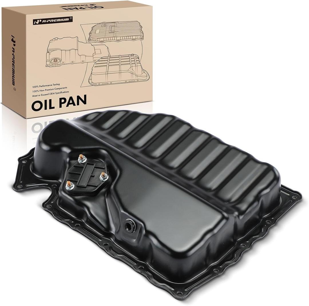 A-Premium Lower Engine Oil Pan Sump with Drain Plug