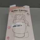 Baby Carrier Newborn to Toddler- Ergonomic, Cozy and Lightweight Infant Carrier for 7-40lbs,3 Carry Positions Newborn Carrier, White Houndstooth