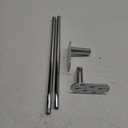 Self Adhesive Towel Bar for Bathroom 24ich Stainless Steel and Zinc Alloy No Drill Towel Rack Heavy Duty Hanger Stick On Hand Towel Holder for Kitchen, Cabinet, Door, Shower, Polished Chrome