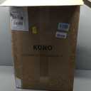 Kono 28 Inch Large Suitcase, Expandable for Long Trips, Impact-Resistant ABS+PC & Silent Wheels, Navy, Checked-large 28-Inch