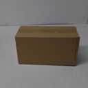 Toovip 100 Pack 5.25x3.25x8.25 Inch Small Plain Brown Kraft Paper Bags with Handles Bulk, Gift Bags for Favor Grocery Retail Party Birthday Shopping Business Goody Craft Merchandise Take Out Sacks