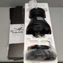 TCL 52" Ceiling Fan with Lights, Black Flush Mount Ceiling Fans with Remote Control, 6 Speeds DC Reversible, Dimmable, Noiseless, Low Profile Ceiling Fans for Bedroom