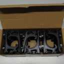 Patelai 48 Pieces Mini Easel Stands Plastic Plate Stand Holder Display Picture Easel Stand for Display Picture Frame Collectibles Desktop Weddings Party Home Decoration (Black,3 Inch)