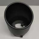 TriTrust Exhaust Tip, 2.5-3 inch inlet adjustable,Fit 2.5''/2.75''/3'' Outer diameter Tailpipe, 4.5'' Outlet 7'' Long Muffler Tip, Black Powder Coated Stainless Steel Tail Tip