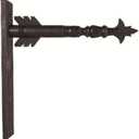 PQWERBX Arrow Replacement Decorative Hanging Sign, Black