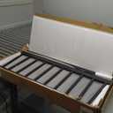 Bamboo Dining Bench, Black Entryway Bench with Spindle Back Farmhouse Wood Windsor for Foyer Balcony Living Room (Nature) (Black)