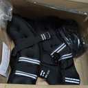ZELUS Weighted Vest, 6lb/8lb/12lb/16lb/20lb/25lb/30lb Weight Vest with Reflective Stripe for Workout, Strength Training, Running, Fitness, Muscle Building, Weight Loss, Weightlifting (Black)