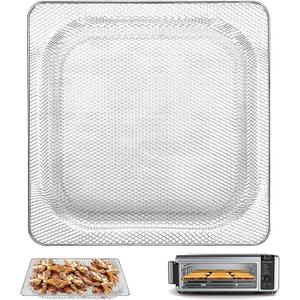 Air Fryer Basket for Ninja Foodi SP101 Digital Air Fryer Countertop Oven, 13.5 * 13.3'' Steel Wire Rack Accessorie Tray for Ninja Foodi SP100, SP101B1, SP101C Convection Oven, Dishwasher Safe