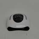 Wisdompark LED Nail Lamp 220W for Gel Nails Fast Curing Dryer with 57pcs Lamp Beads 4 Timers Professional UV Light for Home Salon Nail Art Tools White