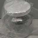 kitchentoolz Half Gallon Mason Jar Wide Mouth with Airtight Metal Lid - Safe for Fermenting Kombucha Kefir - Curing Pickling, Storing and Canning - BPA-Free Dishwasher Safe (1, White Lid)