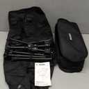 Portable Camping Chair  Compact Lightweight Folding Chair for Adults, Supports 330 lbs  Ideal for Backpacking Hiking, Fishing, Beach, Picnic & Lawn (Black)