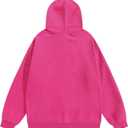 Aelfric Eden Rhinestone Hoodies Men Women Diamond Hooded Sweatshirt Fashion Luxury Casual Streetwear Unisex Hoodie Pullover (Pink, M)