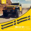 0-4.5" Lift Adjustable Rear Control Arms for 2007-2018 Jeep Wrangler JK, 2018-2024 Jeep Wrangler JL/JLU – Upper & Lower Arms