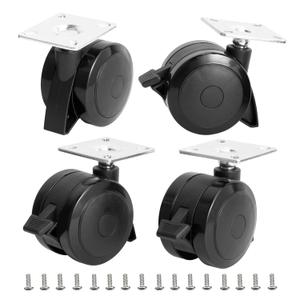 69828 Grill Wheels for Weber Spirit 200/300 Series Grills (2013 and Newer), 69828 Locking Caster with Up Front Controls for Weber Spirit Grill Parts E-310 E-210 for Weber Grill Wheels Replacement