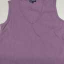 Prettywear Deep V Neck Tank Tops for Women 2026 Summer Fashion Clothes Sexy Casual Ribbed Fitted Sleeveless Going Out Tops (Purple, L)