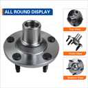 MACEL 518515 Front Wheel Bearing Hub Assembly Compatible with 2001-2012 Ford Escape, 2001-2011 Mazda Tribute, 2005-2011 Mercury Mariner 5 Lugs