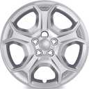 TangMiGe 4-Pack 17 inch Hubcaps Compatible with Ford Escape 2013-2025, Fits 17" Steel Wheel Only, Replaces OEM #GJ5Z-1130-A, (Silver Color Wheel Cover)
