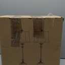 33'' Tall Vintage Table Lamp Set of 2, Candle Stick Buffet Lamps with Gold Leaf Finish and Black Linen Shades, 3-Way Dimmable Bulbs Included, Nightstand Lamps for Living Room Bedroom Dinning Entryway