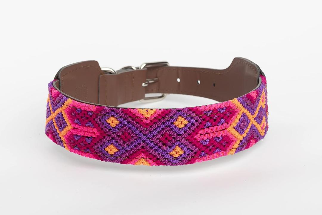 XUXO Dog Collar, Vegan Leather, Handmade, Durable, Valladolid, XXS