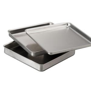 American Metalcraft SQ1010 Square Deep Dish Pan, Aluminum, 1" H, 10" W, 10" L