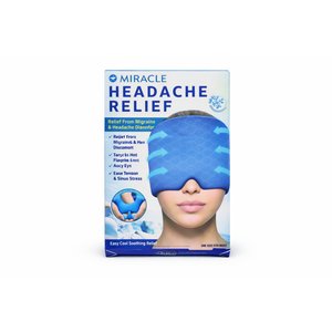 Miracle Headache (Cooling 360°) Relief Cooling + Compression, Cold or Hot