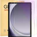 2 Pack Anti Blue Light Screen Protector for Samsung Galaxy Tab A9 Plus [11 inch] 2023,9H Hardness Tempered Glass Film,Anti-uv,Eye Protection,Case Friendly,Touch Sensitive,Anti-Scratch