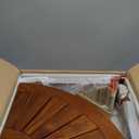 TEAKMAMA Teak Corner Shower Bench 18 Shower Stools for Inside Shower, Teak Corner Bench Waterproof Bath Chair, Bathroom Seat with Storage Shelf, Assembly Required