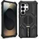 for Samsung Galaxy S25 Ultra Case with Stand an Magnetic | Military Grade Tough & Durable | Samsung Galaxy S25 Ultra Phone Case with Magnets | 2026 Upgrade |