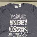 Bachelorette Party Bride & Bridesmaids Witch Bride's Coven T-Shirt, XS