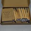 Kosiz 72 Pcs Employee Appreciation Gifts Bulk - 36 Sets Inspirational Notebooks and Bamboo Motivational Pens Notepads Thank You Gift for Coworker Staff Team Volunteer Nurse