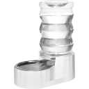 Upgraded 8L Automatic Gravity Dog Water Bowl Dispenser, 100% BPA-Free, Stainless Steel Cat Water Dispenser, Large Capacity Water Dispenser with Two Caps and Filters (8L+)