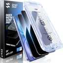 SMARTDEVIL 2PACK for iPhone 16 Privacy Screen Protector Shatterproof Tempered Glass [True 28Anti Spy] [9H Hardness] [Auto Dust-Elimination Install] [Bubble Free]