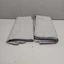 MICROFI New Microfiber Waffle Bath Towels, 2 Pieces, Oversized, Soft, Absorbent, Fast Drying, Lint Free (Gray)