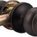 Probrico Colonial Style Door Knobs Door Locks (Passage, Oil Rubbed Bronze)