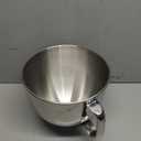 5 QT Stainless Steel Mixer Bowl Compatible With KITCHENAID TILT-HEAD STAND MIXERS 4.5-Quart (4.3 L) And 5-Quart (4.7 L) (Stainless Steel Polished)