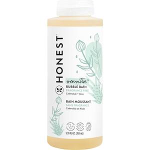 The Honest Company Foaming Bubble Bath | Gentle for Baby | Naturally Derived, Tear-free, Hypoallergenic | Fragrance Free Sensitive, 12 fl oz